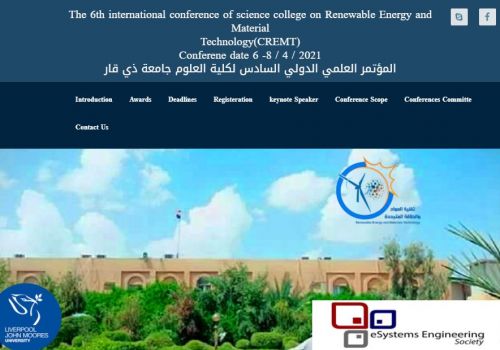 The 6th international conference of science college on Renewable Energy and Material Technology(CREMT)