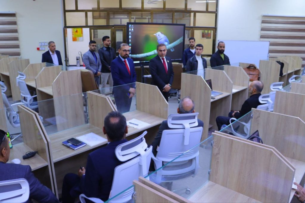 جامعة ذي قار تستقبل فريق الدعم الفني لمنصة التعليم العالي وتنظّم ورشة عمل لمتابعة نظام التحول الرقمي في الكليات