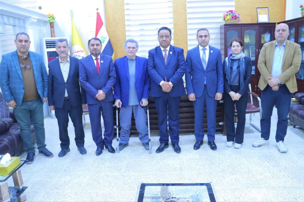 جامعة ذي قار تستقبل وفدًا من جامعات روما الإيطالية لتعزيز التعاون الأكاديمي والثقافي