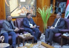 رئيس جامعة ذي قار يستقبل مدير دائرة الطرق والجسور في المحافظة .