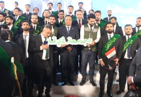 رئيس جامعة ذي قار يشارك في حفل التخرّج المركزي الذي أقامته العتبة العباسية المقدسة