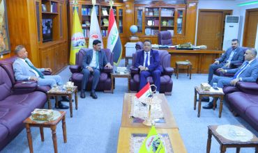 رئيس جامعة ذي قار يستقبل معاون الملحق الثقافي الإقليمي لجمهورية العراق